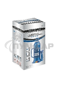 Домкрат гидравлический бутылочный, 12 т, h подъема 227–457 мм Stels