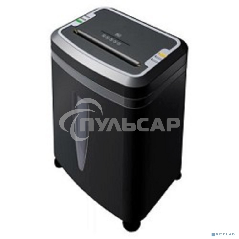 Шредер Office Kit S145 (секр.P-5)/фрагменты/8лист./20лтр./скрепки/скобы/пл.карты/CD