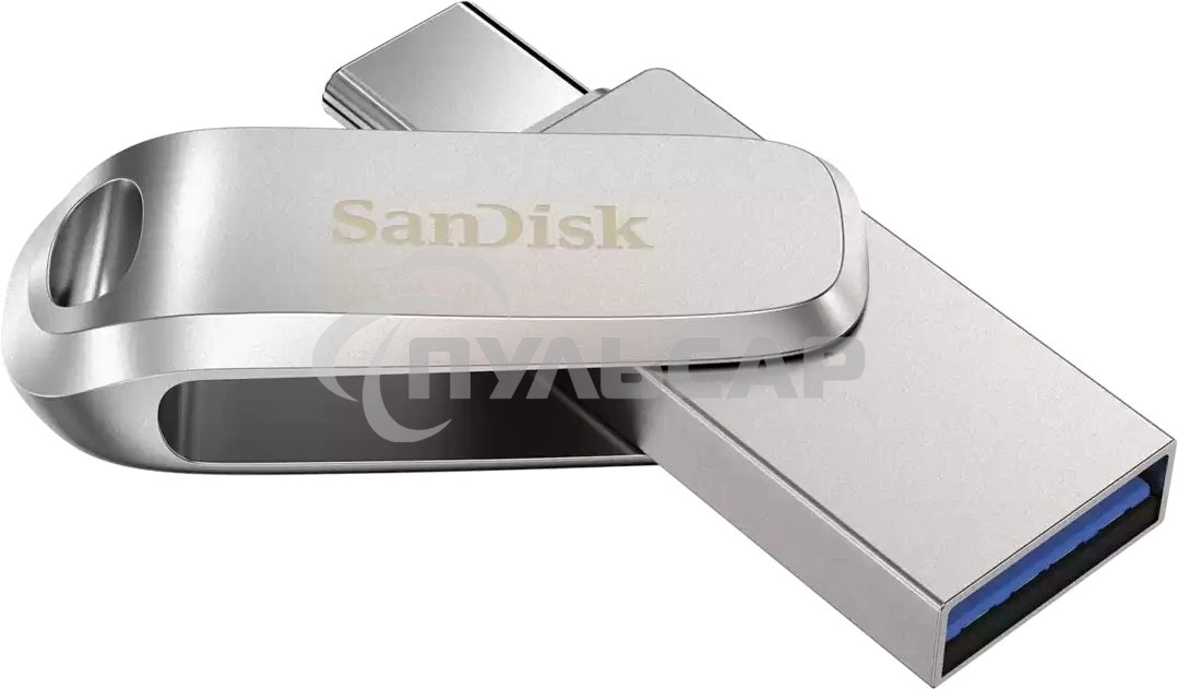Флешка USB 64 Gb SanDisk Ultra Dual Luxe, USB 3.1 - USB Type-C
