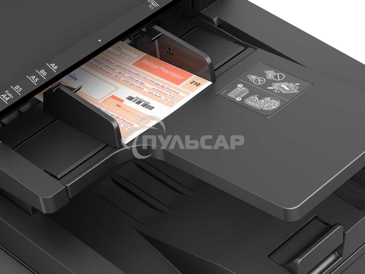 МФУ лазерное Kyocera MA5500ifx (110C0Z3NL0), A4, ч/б, печ. до 55 стр/мин., скан. до 120 стр/мин. (ч/б) 80 стр/мин. цвет, 1200 x 1200 dpi (печать) 600x600dpi (скан.), USB, RJ-45, Air Print, Mopria