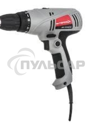 Дрель-шуруповерт ИНТЕРСКОЛ ДШ-10/260Э2, Сетевая, 260Вт