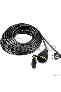 Удлинитель-шнур Stayer MC 315, 20 м, 3500 Вт, 1 гнездо, ПВС 3х1,5 мм2, черный