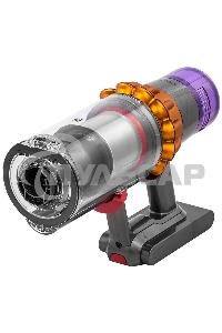 Пылесос вертикальный Dyson V15 Detect Absolute (SV47) желтый/никель, питание от аккумулятора, 220 Вт, уборка сухая, пылесборник 0.76 л, работа от АКБ max - 60 мин