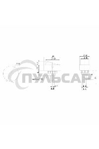 Выключатель клавишный Rexant 12V 30А (3с) ON-OFF черный ОВАЛ с красной подсветкой