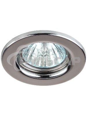 Светильник ST1 CH штампован. MR16 12В 50Вт хром ЭРА C0043799