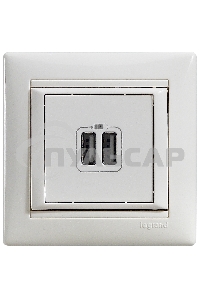 Рамка 1-м Valena белый  Leg 774451