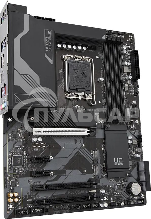 Материнская плата Gigabyte Z790 UD, LGA 1700, Intel Z790, 4xDDR5, 6xSATA, 3xM.2, 1xPCI-E 5.0 x16, 1xPCI-E 4.0 x4, 1xPCI-E 3.0 x1, 1xHDMI, 1xDP, 1x 2.5Gb LAN, 4xUSB-A 2.0, 4xUSB-A 3.2 Gen 1, 1xUSB-A 3.2 Gen 2, 1xUSB-C 3.2 Gen 2x2, 7.1, ATX