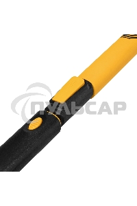 Щетка-сметка для снега со скребком Denzel, телескоп, поворотная голова, водосгон, 900-1200 мм 55308