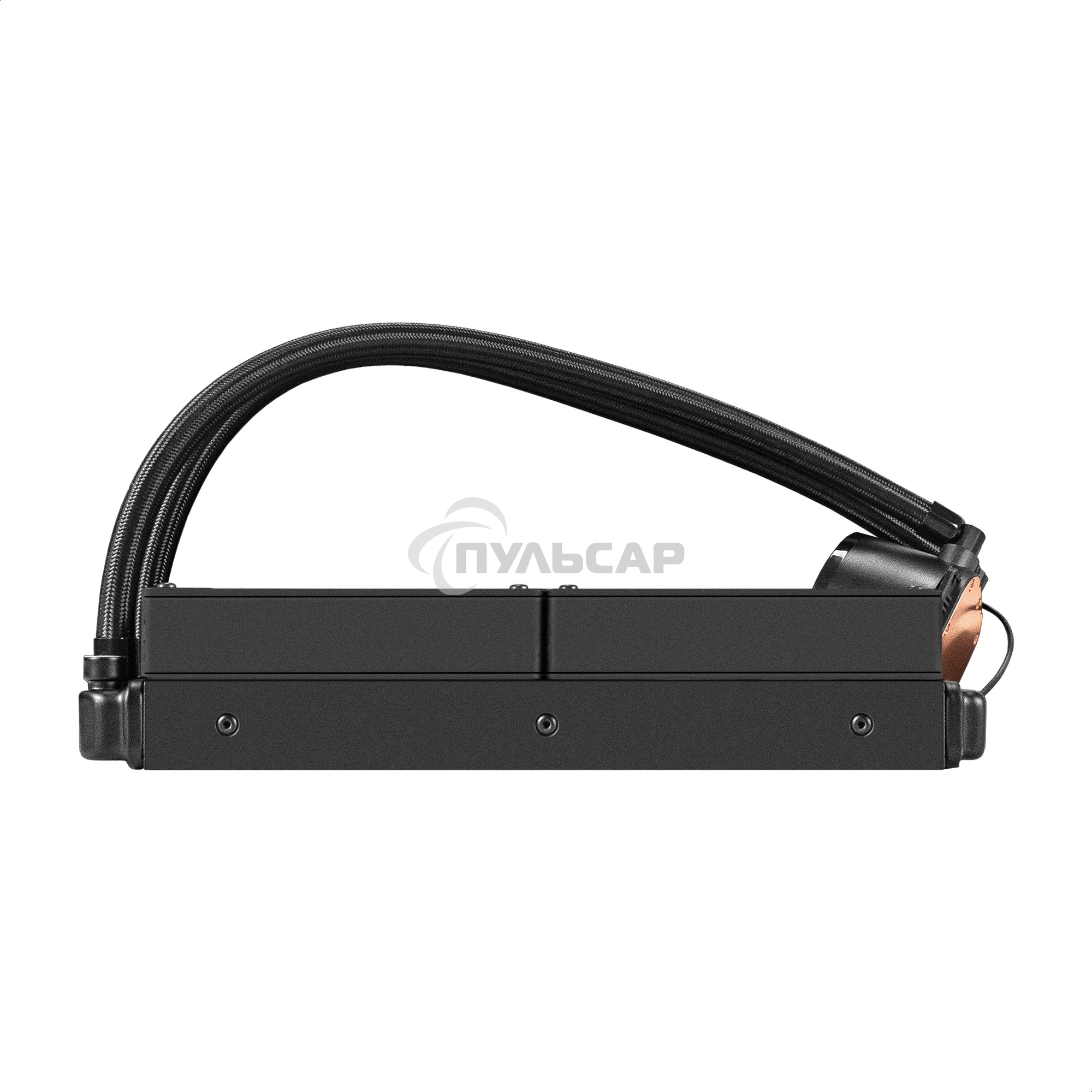 Система водяного охлаждения ExeGate BlackWater-240V3.PWM.ARGB черный, 120 мм, алюминий/медь, 1800 об/мин, 37 дБ, 4 pin, 150 Вт