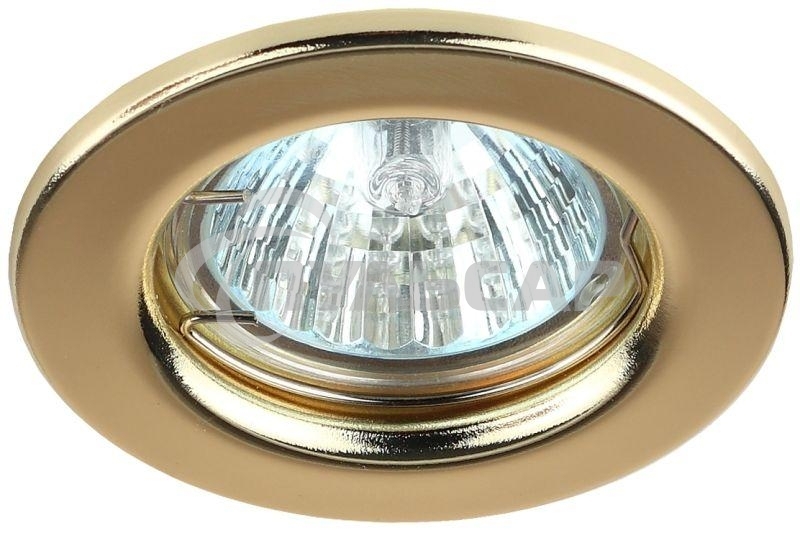 Светильник ST1 GD штампован. MR16 12В 50Вт зол. ЭРА C0043798