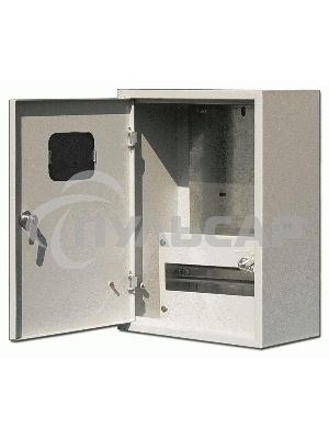 Корпус металлический навесной учетный 400х300х160 1-фазн. 12мод. DEKraft 30401DEK