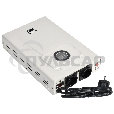 Стабилизатор напряжения IEK Slim 1.5кВА однофазный белый (IVS22-1-D15-09)