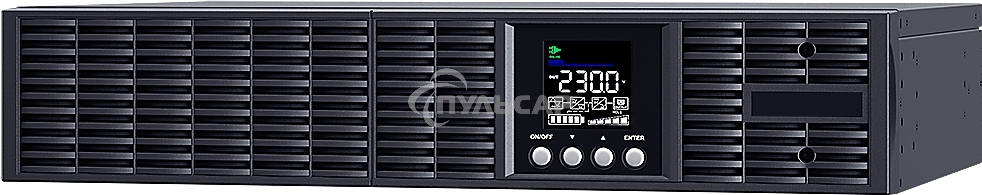 Источник бесперебойного питания UPS Сайбер Электро ЭКСПЕРТ-2000Р Онлайн, Стойка/Напольный