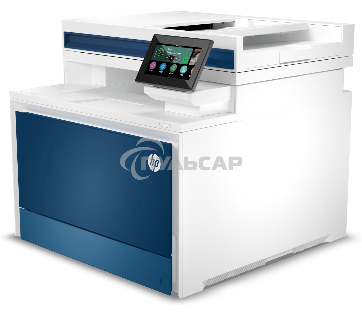 МФУ лазерный HP Color LaserJet Pro MFP 4303fdw (5HH67A), A4, цветной, печ. 33 стр/мин., скан. до 44 стр/мин. (ч/б) 35 стр/мин. (цвет), 600 x 600 dpi (печать) 1200 x 1200 dpi (скан.), Bluetooth, USB, Wi-Fi