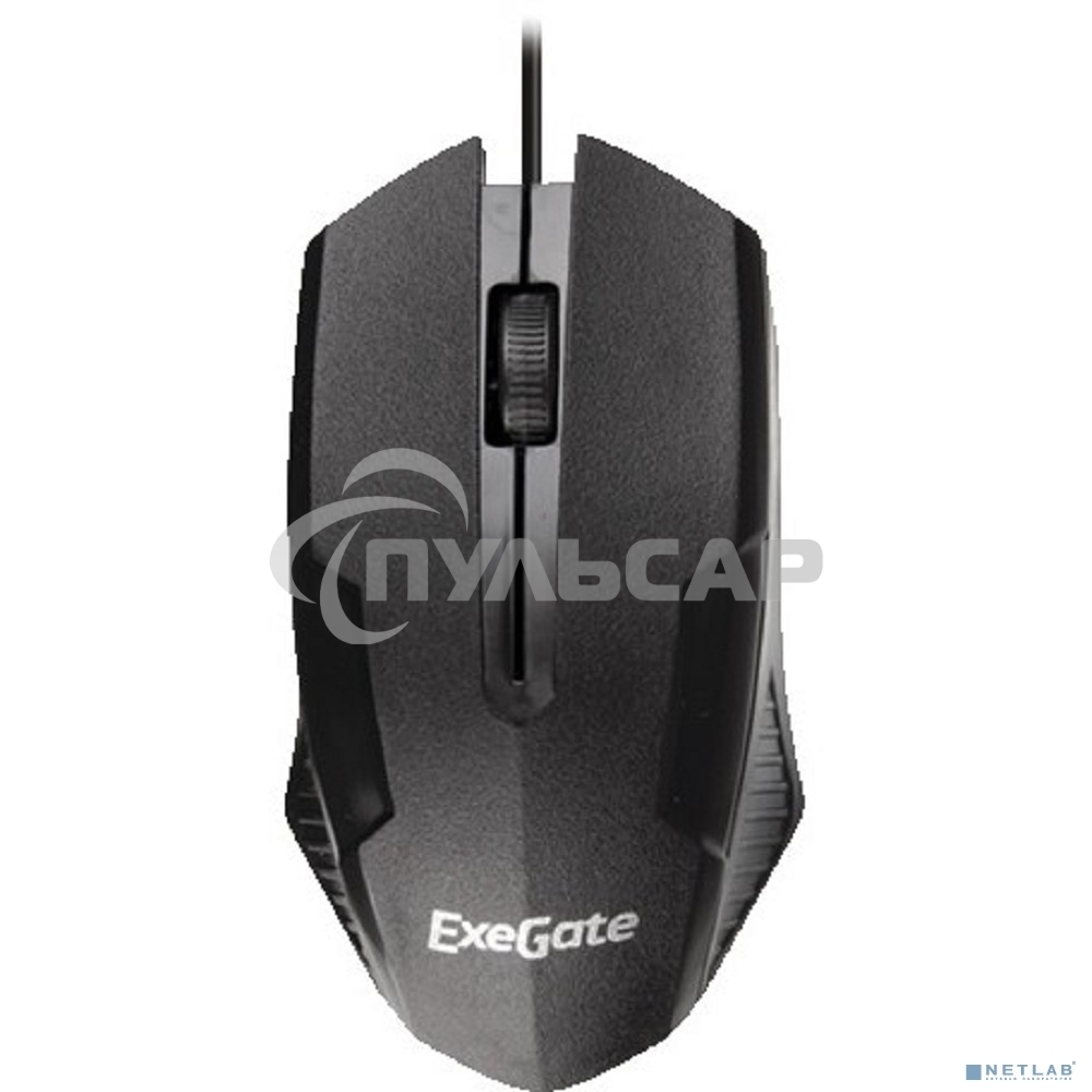 Мышь проводная ExeGate Professional Standard SH-9025 черный, 1000 dpi, USB, кнопки - 3