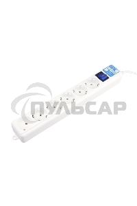 Фильтр-удлинитель PowerCube PRO (SPL(5+1)-16B-P-3M) 3.0 м, LC контур - подавление В/Ч помех, 16А/3,5кВт