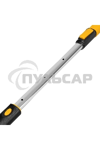 Щетка-сметка для снега со скребком Denzel, телескоп, поворотная голова, водосгон, 900-1200 мм 55308