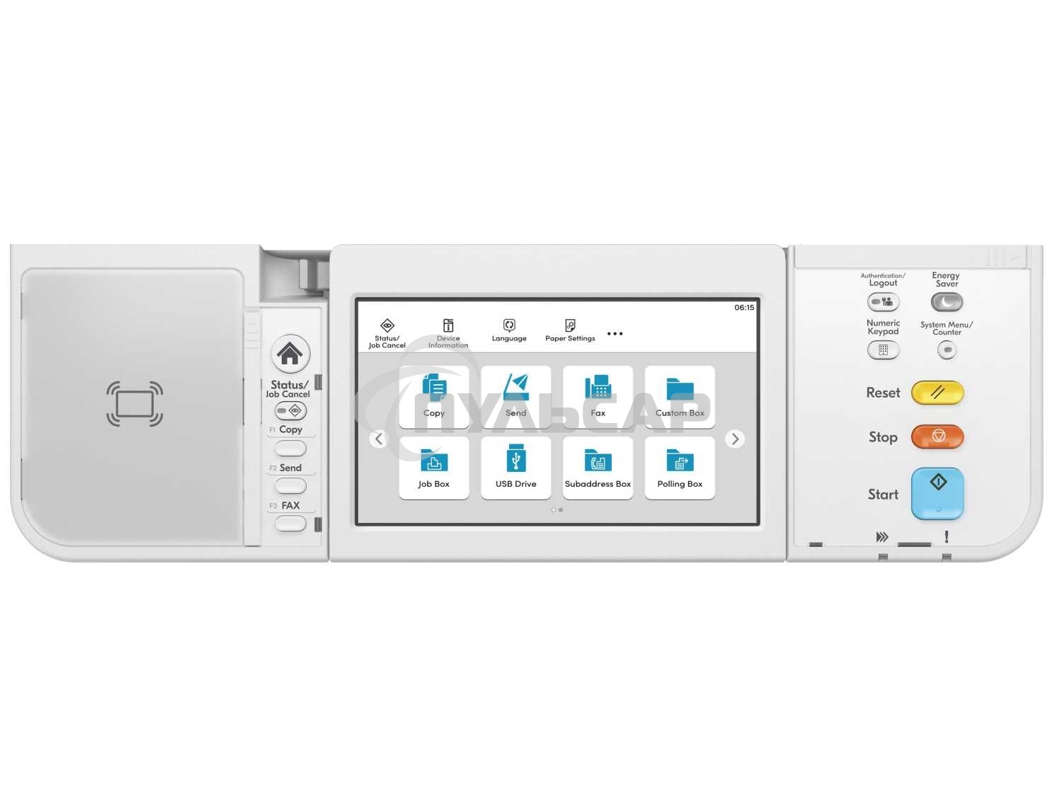 МФУ лазерное Kyocera MA5500ifx (110C0Z3NL0), A4, ч/б, печ. до 55 стр/мин., скан. до 120 стр/мин. (ч/б) 80 стр/мин. цвет, 1200 x 1200 dpi (печать) 600x600dpi (скан.), USB, RJ-45, Air Print, Mopria