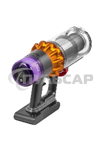 Пылесос вертикальный Dyson V15 Detect Absolute (SV47) желтый/никель, питание от аккумулятора, 220 Вт, уборка сухая, пылесборник 0.76 л, работа от АКБ max - 60 мин