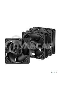 Комплект вентиляторов для корпуса Arctic S12038-8K 3 Pack черный, 120 мм, 8000 об/мин, 4 pin