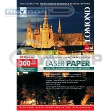 Фотобумага LOMOND Двухсторонняя Глянцевая, для лазерной печати, 300 г/м2, A4/150л.