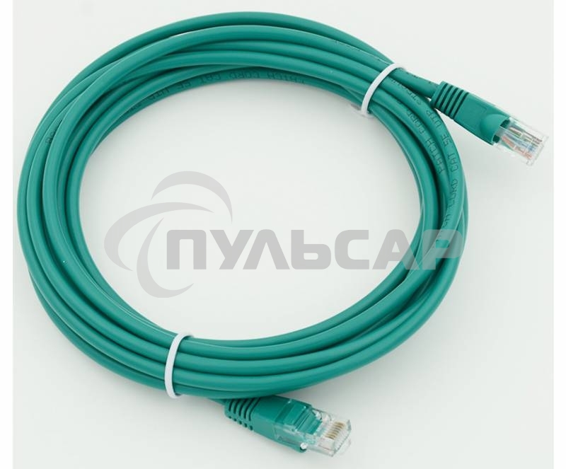 Патч-корд molded 5E Copper 5m зеленый