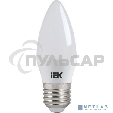Лампа светодиодная ECO C35 свеча 7Вт 230В 4000К E27 ИЭК LLE-C35-7-230-40-E27