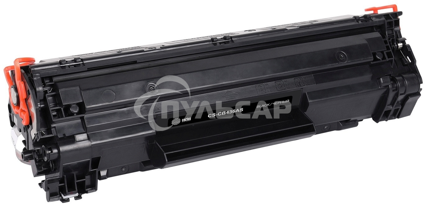 Картридж лазерный Cactus CS-CB436AS (тип CB436A) черный (2000 стр.) для HP LaserJet P1505/ M1120 mfp/ M1522 mfp