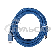 Кабель AM/AF USB3.0 5.0м VCOM удлинитель USB 3.0, VUS7065-5M