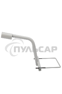 Кронштейн для консольного светильника приставного монтажа 1 хомутом серый (сталь 2мм, 625*460*280 Ø51) Rexant