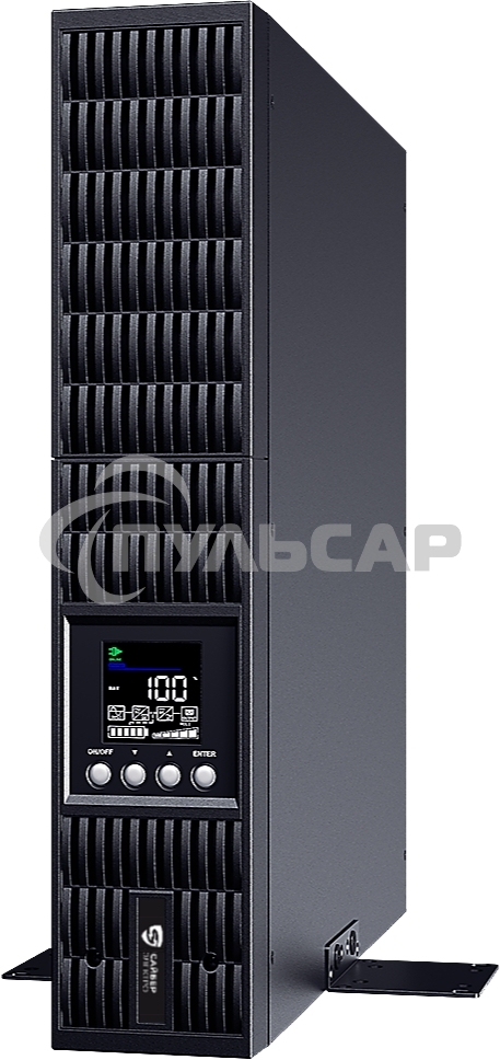 Источник бесперебойного питания UPS Сайбер Электро ЭКСПЕРТ-2000Р Онлайн, Стойка/Напольный