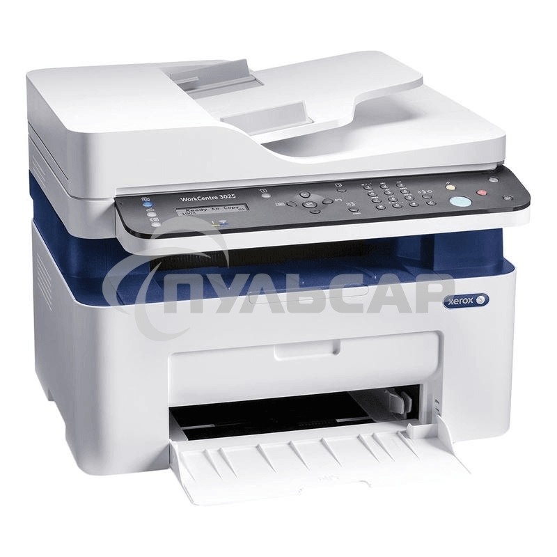 МФУ лазерное Xerox WorkCentre 3025NI (WC3025NI#), A4, ч/б, печ. до 20 стр/мин., скан. до 17 стр/мин., 1200 x 1200 dpi (печать) 600 x 600 dpi (скан.), Wi-Fi, Ethernet, USB