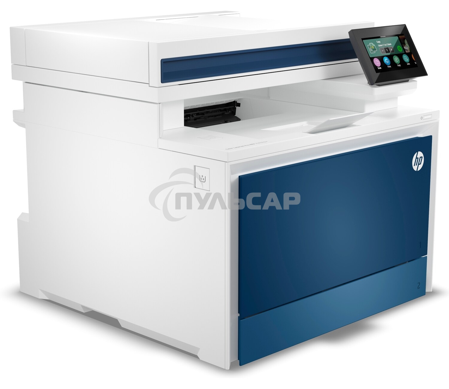 МФУ лазерный HP Color LaserJet Pro MFP 4303fdw (5HH67A), A4, цветной, печ. 33 стр/мин., скан. до 44 стр/мин. (ч/б) 35 стр/мин. (цвет), 600 x 600 dpi (печать) 1200 x 1200 dpi (скан.), Bluetooth, USB, Wi-Fi