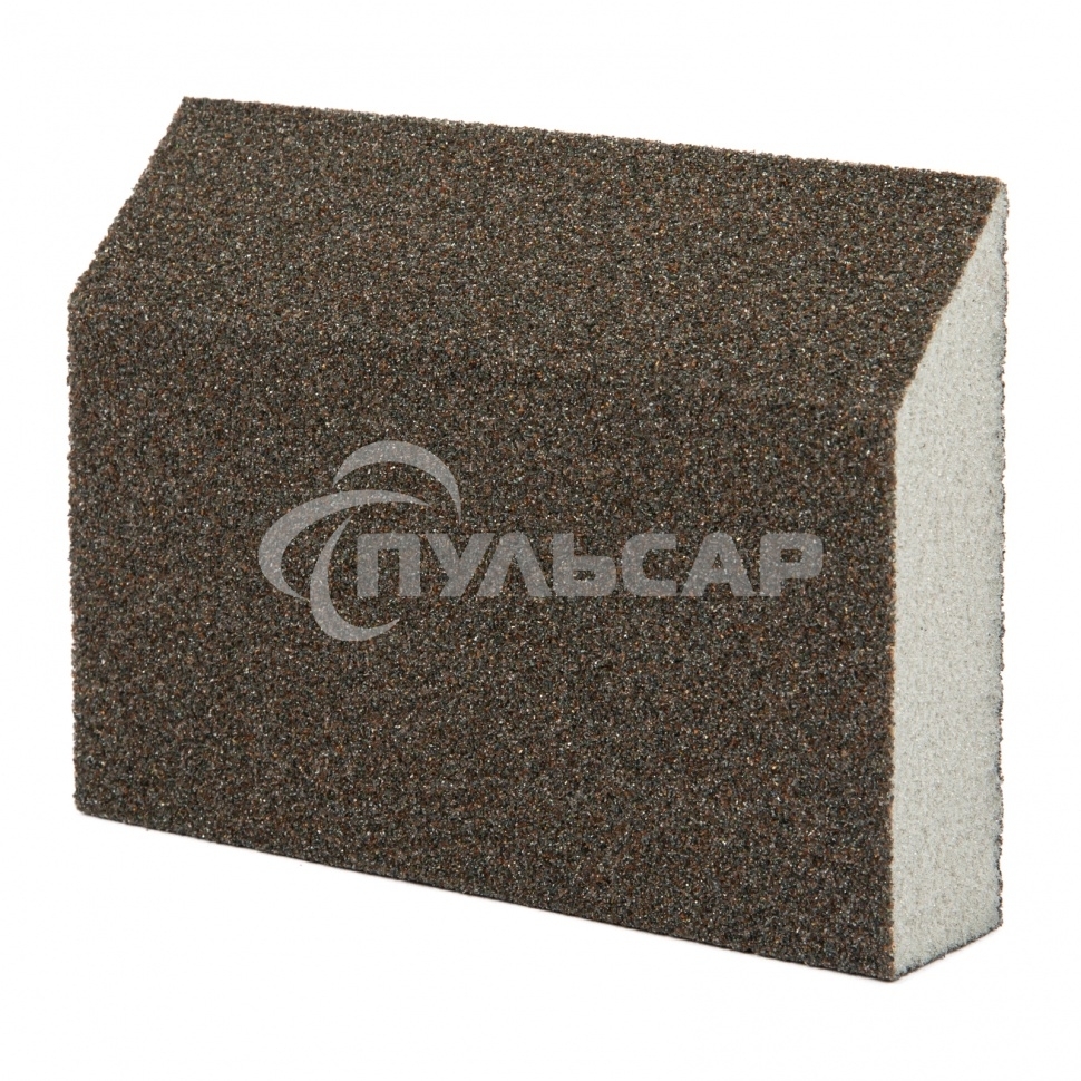 Губка для шлифования Matrix, 120 х 90 х 25 мм, трапеция, мягкая, P 80