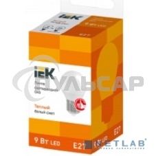Лампа cветодиодная Iek LLE-G45-9-230-30-E27 ECO G45 шар 9Вт 230В 3000К E27