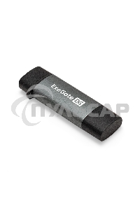 Устройство чтения/записи карт памяти ExeGate CR-201CA (кабель-адаптер USB Type-A/Type-C --> Card Reader, поддержка стандартов: SD/SDHC/MMCII/RS MMC, Micro SD/ Micro SDHC/Micro SDXC, Plug&Play, серый)