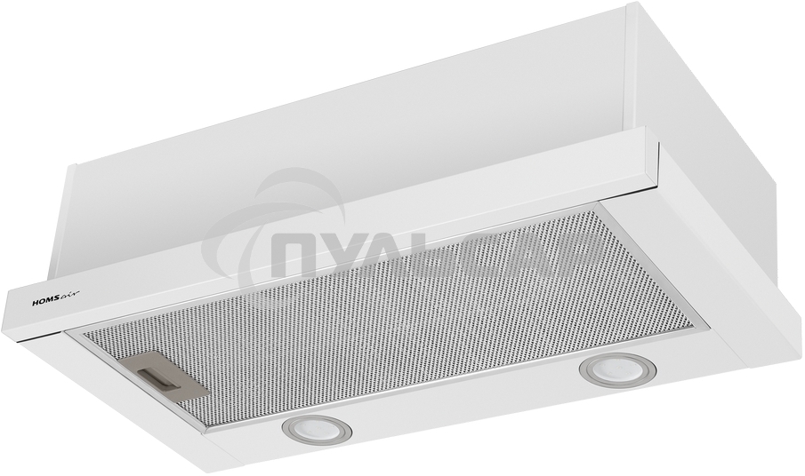 Вытяжка телескопическая HOMSair Flat 50 белый, 50 см, 520 куб. м/ч, 47 дБ