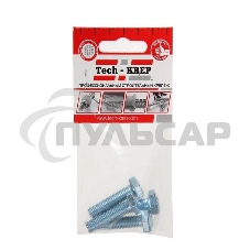 Болт М8х30 с шестигранной головкой цинк. DIN 933 (уп.4шт) класс прочности 8.8. пакет Tech-Krep 102970 Болт М8х30 с шестигранной головкой цинк. DIN 933 (уп.4шт) класс прочности 8.8. пакет Tech-Krep 102970