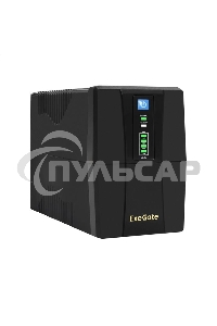 Источник бесперебойного питания ExeGate EP276528RUS Power Back BNB-650 650VA, черный, 2 евророзетки