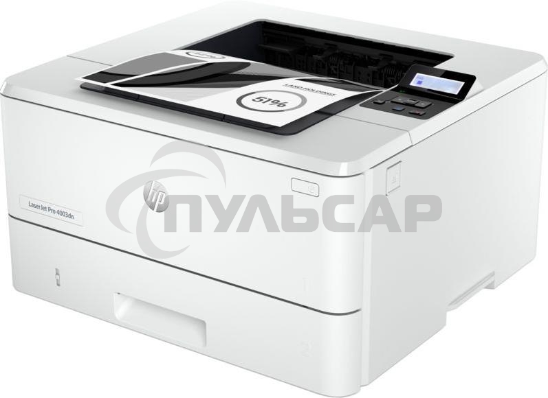 Принтер лазерный HP LaserJet Pro 4003dn (2Z609A), A4, ч/б, печ. до 40 стр/мин., 1200 x 1200 dpi, USB, RJ-45, Air Print, Mopria