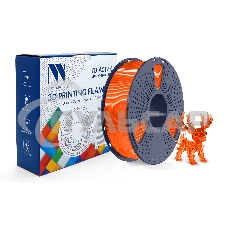 Филамент NVPRINT PLA+ Trasparent Orange для 3D печати диаметр 1.75мм длина 330 метров масса 1 кг Филамент NVPRINT PLA+ Trasparent Orange для 3D печати диаметр 1.75мм длина 330 метров масса 1 кг