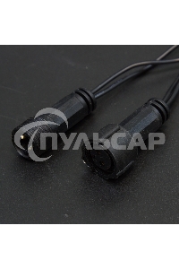 Гирлянда Neon-night Нить 10м, постоянное свечение, черный ПВХ, 230В, красный