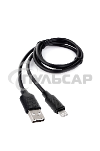 Кабель Cablexpert для Apple CCB-USB-AMAPO2-1MB, AM/Lightning, издание Classic 0.2, длина 1м, черный, блистер