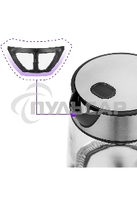Чайник Kitfort КТ-6105 Мощность 1850–2200 Вт.Ёмкость 1,7 л.Режимы нагрева 100 °С