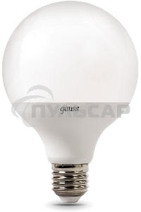 Лампа светодиодная Gauss LED G95 E27 16W 1360lm 3000K 1/32
