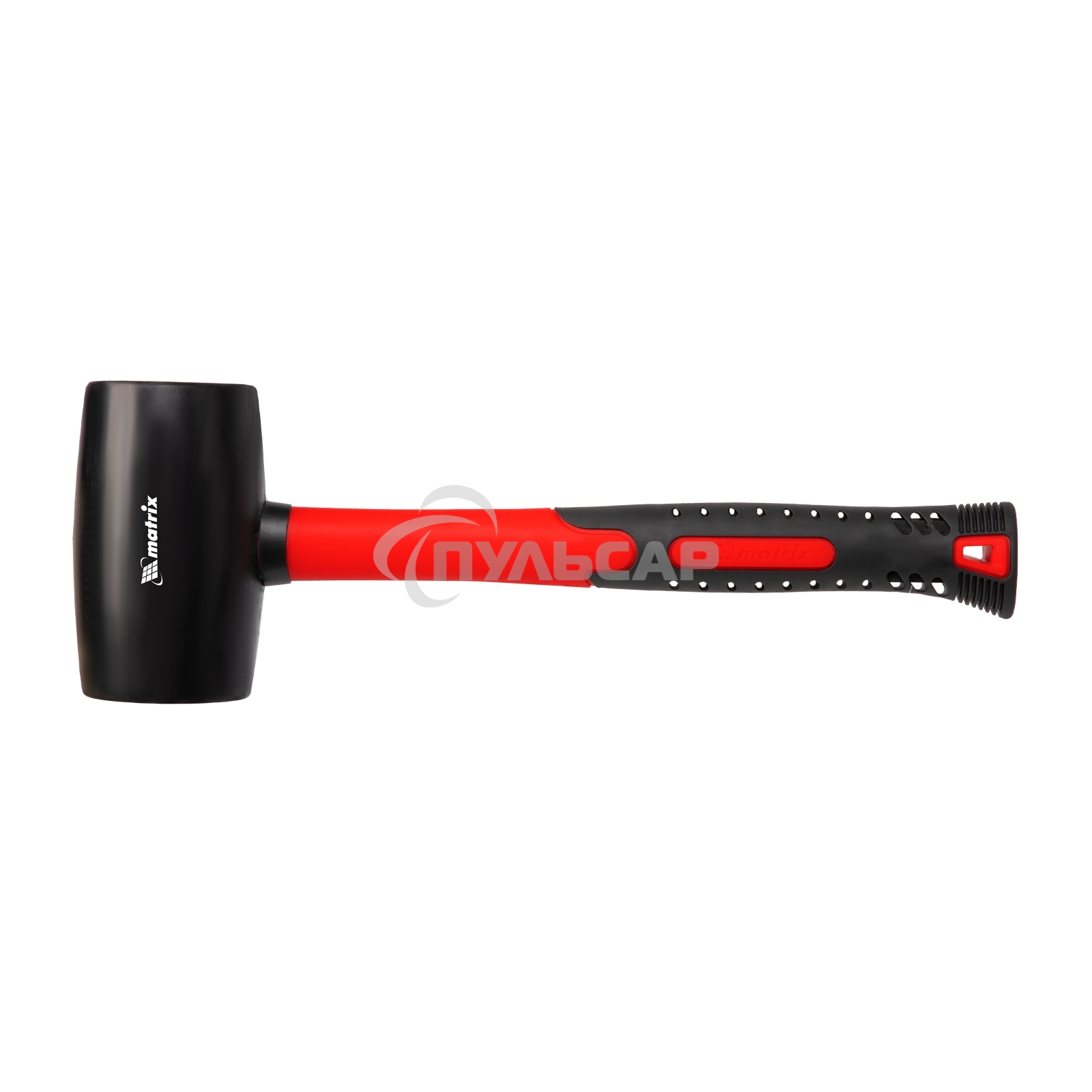 Киянка резиновая Matrix, 680 г, черная резина, фибергласовая рукоятка