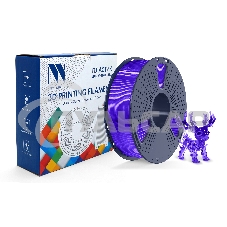 Филамент NVPRINT PLA+ Trasparent Purple для 3D печати диаметр 1.75мм длина 330 метров масса 1 кг Филамент NVPRINT PLA+ Trasparent Purple для 3D печати диаметр 1.75мм длина 330 метров масса 1 кг