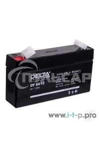 Батарея Delta DT 6012 (6V, 1.2Ah)