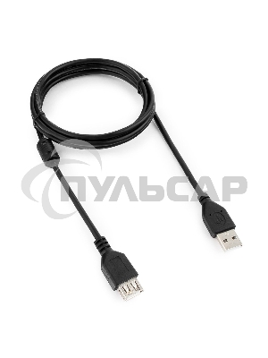 Кабель Gembird PRO CCF-USB2-AMAF-6 USB 2.0 кабель удлинительный 1.8м AM/AF позол.конт., фер.кол., пакет
