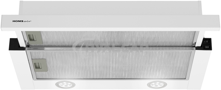 Вытяжка телескопическая HOMSair Flat 50 белый, 50 см, 520 куб. м/ч, 47 дБ